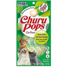 INABA Churu Pops Tun kylling Kattegodbidder 4x15