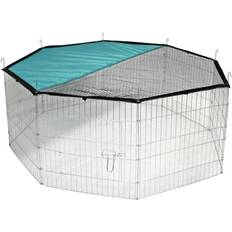 Rabbit Run Covered Galvanized 8 Bays