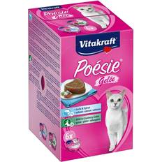 Vitakraft Mascotas Vitakraft 6 Tarrinas x 85 g Poésie Pescado y Carne