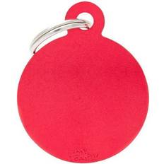 MyFamily Medaglietta Big Round Aluminum Red