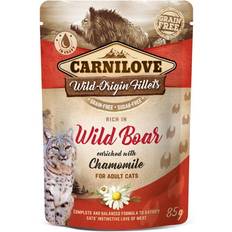 Carnilove Kissa Lemmikit Carnilove Cat Pouch Wild Boar Chamomile 85 g