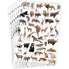 Stickers vilda djur 300 st
