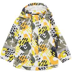 Green Rainwear Reima Vesi Printed Raincoat Grayish Coats and jackets