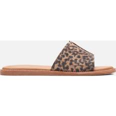 Clarks Sandals Clarks Women's Karsea Suede Mules Leopard