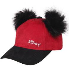 Rojo Gorras Disney Gorra Visera Curva Bordado Mickey