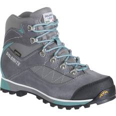 Dolomite Zernez GTX Women's Trekking Shoes - Gray/Dusty Teal Green