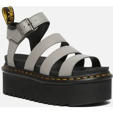 Dr. Martens 37 Sandali Dr. Martens Blaire Quad Pisa Leather Platform Strappy Sandals - Gray