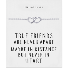 Sterling Heart Link Bracelet