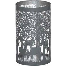 Hill Interiors Glowray Stag In Forest Lantern 20cm