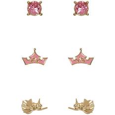 Disney Princess Uppsättning Örhängen Set - Rosa/Guld