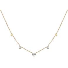 Gemondo Heart Necklace - Gold/Topaz