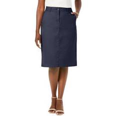 Jessica London Skirts Jessica London Plus Women's Chino Skirt in (Size W)