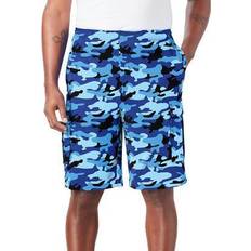 KingSize Men's Big & Tall Lightweight Jersey Cargo Shorts by KingSize in Camo (Size 3XL)