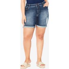 Avenue Shorts Avenue Women Plus Giana Ripped Shorts