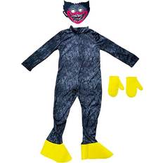 Kids Huggy Wuggy Cosplay Costume Black