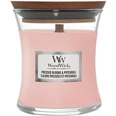 Small Scented Candles Woodwick Pressed Blooms and Patchouli Scented Candle 85g