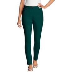 Woman Within Clothing Woman Within Plus Women's Stretch Skinny Jean in Emerald (Size WP)