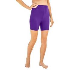 Plus Women's Swim Boy Short by Swim 365 in Mirtilla (Size 20) Swimsuit Bottoms