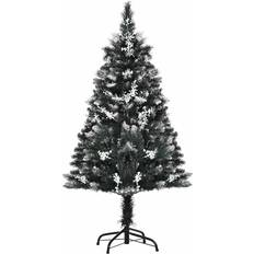 Christmas Trees Homcom 4FT Artificial Snow-Dipped Christmas Tree 120cm