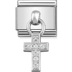 Nomination Classic CZ Cross Charm