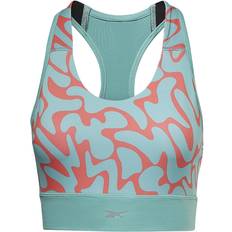 Reebok Run Bra Aop - Klassisk Teal