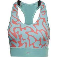 Multicoloured - Sportswear Garment Bras Reebok Running Printed Sports Bra