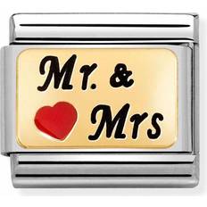 Nomination Classic Mr & Mrs Heart Charm