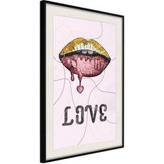 Arkiio Affisch Liquid Lips [Poster] 20x30 Poster