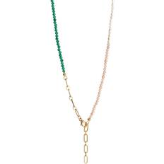 Grøn Halskæder ENAMEL Copenhagen Gabriella Necklace - Gold/Multicolor