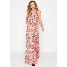 LTS tall paisley print halter neck maxi dress