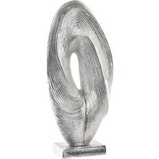 Brugskunst Dkd Home Decor Dekorativ Sølvfarvet Aluminium (20 x 9 x 44 cm) Dekorationsfigur