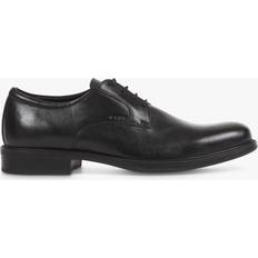 Schnürung - Weiß Halbschuhe Geox Carnaby Leather Lace Up Derby Shoes