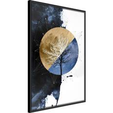 Brugskunst Artgeist med ramme Harmony of Opposites Sort 20x30 Billede