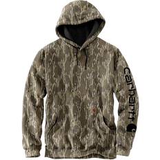 Camouflage - Men Tops Carhartt Men's Loose Fit Midweight Camo Sleeve Graphic Sweatshirt