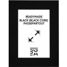 Rammer Galleri1 Passepartout Sort (Sort kerne) 20x20 cm (14x14) Ramme