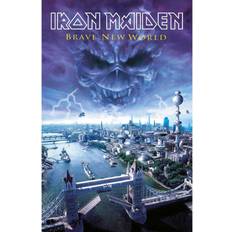 Järn Posters Iron Maiden Textile Poster/Brave New World Poster