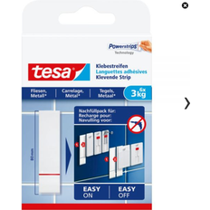 Tesa strips TESA Adhesive Strips for Tiles & Metal 3kg Billedkrog 6stk