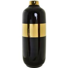 Gold Vases Dkd Home Decor Porcelain Golden Bicoloured Modern (16 x 16 x 41 cm) Vase