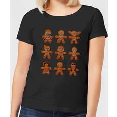 Star Wars Gingerbread Characters Women's Christmas T-Shirt