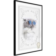 Arkiio Affisch Cat with Glasses [Poster] 20x30 Poster