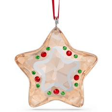 Crystal Christmas Tree Ornaments Swarovski Holiday Cheers Gingerbread Star Ornament 5627610 Christmas Tree Ornament