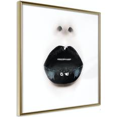 Arkiio Affisch Black Lipstick [Poster] 30x30 Poster