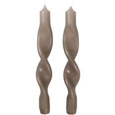 Brune Stearinlys Broste Copenhagen Twist Stearinlys 23cm 2st