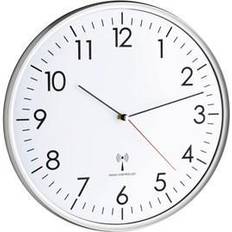 Plástico Relojes de pared TFA Dostmann 1344707 Silver Reloj de pared 33cm