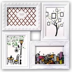 Zep Cordoba Collageramme Akrylglas Hvid 4 Ramme