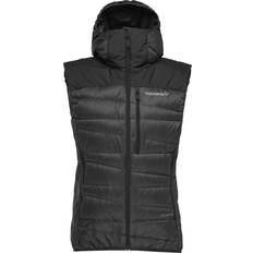 M - Polyamid Vester Norrøna Women's Falketind Down 750 Vest - Caviar Black