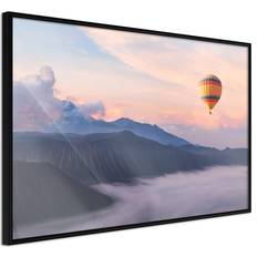 Artgeist med ramme Freedom Sort 90x60 Plakat