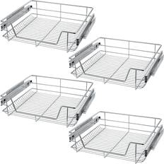 Metall Küchenschubladen & Schrankböden tectake 403441 4pcs