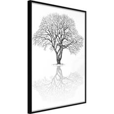 Artgeist med ramme Roots or Treetop Guld 20x30 Plakat