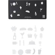 Design Letters Seinäkoristeet Design Letters Food Icons for Message Board 21 Pack